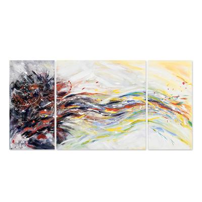 Resilience,'Signed Original Acrylic Triptych'