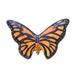 Evening Flight,'Artisan Crafted Ceramic Butterfly Brooch Pin'