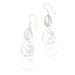 Compilation of Tears,'Interlocking Sterling Silver Droplet Dangle Earrings'