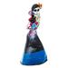 Catrina with Lilies,'Mexican Skeletal Catrina Papier Mache Statuette'