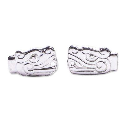 Quetzalcoatl Duo,'Quetzalcoatl Sterling Silver Cuf...