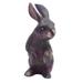 'Rabbit Wood Figurine Hand-carved & Hand-painted in Indonesia'