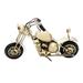 Motorbike Patrol in Gold,'Artisan Crafted Gold Finish Motorbike Sculpture'