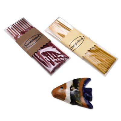 Tropical Fish,'Tropical Fish Themed Aromatherapy Incense Set'