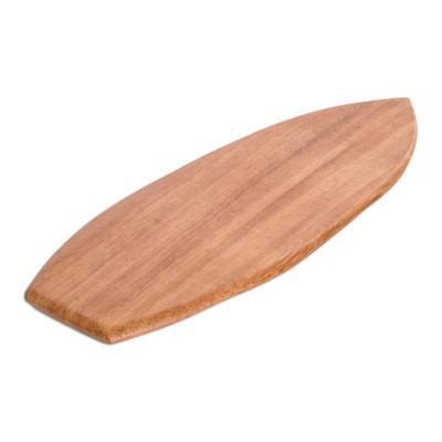 Delicious Waves,'Handcrafted Whimsical Conacaste Wood Cheese Board'