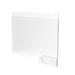 FixtureDisplays 6 Pack Wall Mount Sign Holder w/ Business Card Holder Clear Acrylic Picture Frame Acrylic | 9.5 H x 11 W x 1.18 D in | Wayfair