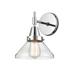 Innovations Lighting Caden 1 Light Steel Armed Sconce Glass/Metal in Gray | 9.25 H x 8 W x 9.25 D in | Wayfair 447-1W-PC-G4472