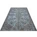 Blue 65" x 107" L Area Rug - Rug N Carpet Atina Oriental Machine Woven Rectangle 5'5" x 8'11" Indoor/Outdoor Use Area Rug in 107.0 x 65.0 x 0.4 in | Wayfair