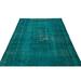 Blue 69" x 102" L Area Rug - Rug N Carpet Atina Rectangle 5'8" X 8'6" Area Rug 102.0 x 69.0 x 0.4 in Wool | 69" W X 102" L | Wayfair