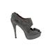 Shoedazzle Heels: Gray Shoes - Women's Size 8