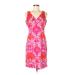 Jones New York Casual Dress: Pink Tie-dye Dresses - Women's Size 6 Petite