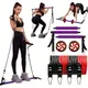 Barre de Pilates avec rouleau pour abdominaux kit de fitness avec bandes équipement de