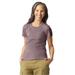 Gildan G640L Women's Softstyle Womenâ€™s T-Shirt in Paragon size Medium | Cotton 64000L