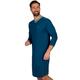 Pyjama TRIGEMA "TRIGEMA Herren-Nachthemd aus Biobaumwolle (kbA)" Gr. L, blau (saphir, c2c) Herren Homewear-Sets Pyjamas