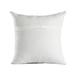 HomeRoots 20" X 20" Pink And Off-White 100% Cotton Patchwork Zippered Pillow