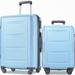 Travel Suitcase Sets 2 Piece Expanable Spinner Wheel ABS Lightweight Suitcase and TSA Lock Camp Trunks 20"/28"