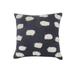 HomeRoots 20" X 20" Dark Blue And White 100% Cotton Zippered Pillow