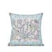 HomeRoots 28" X 28" White And Yellow Bird Blown Seam Floral Indoor Outdoor Throw Pillow - 30