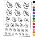 Baby Nursery Dinocorn Dinosaur Unicorn Water Resistant Temporary Tattoo Set Fake Body Art Collection - Light Pink