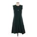 Theory Casual Dress: Green Dresses - Women's Size 2