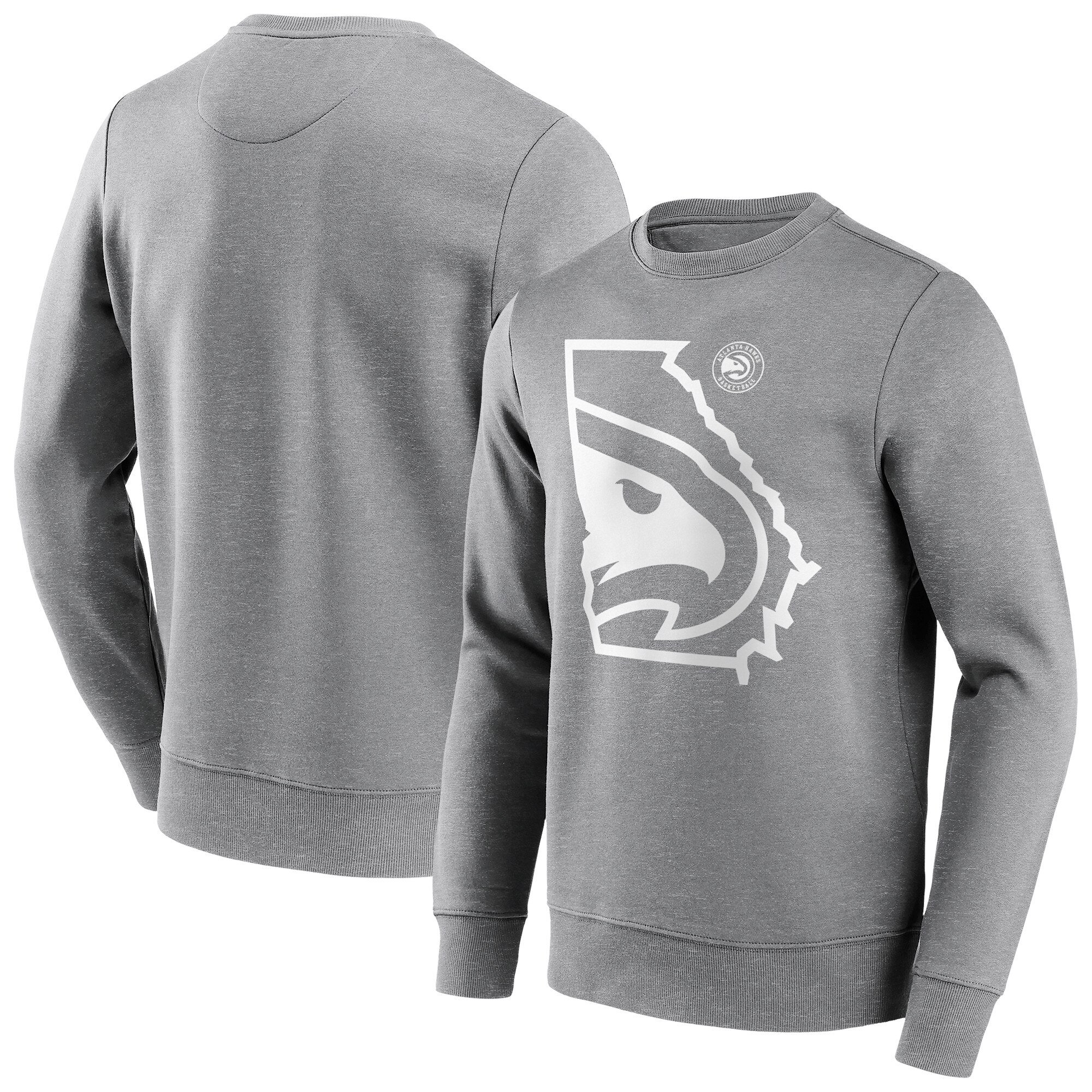 Atlanta Hawks Fanatics Branded Iconic Hometown Graphic Crew Sweatshirt - Herren - Groß und Groß Image