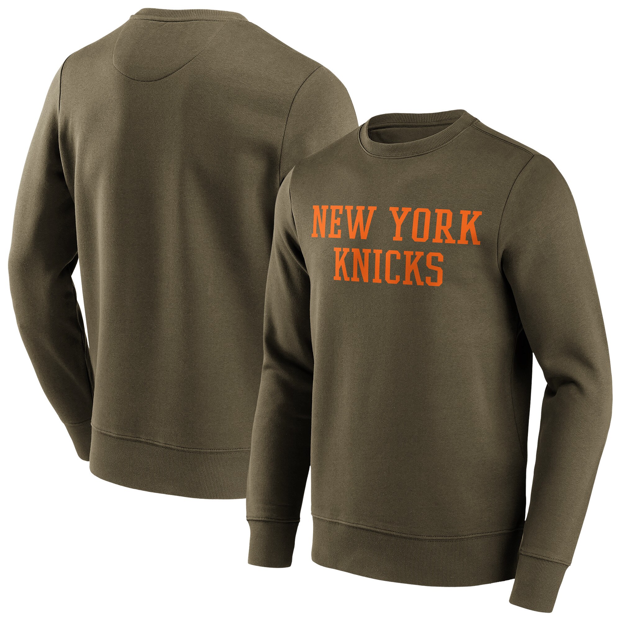 New York Knicks Fanatics Branded Fashion Color Wordmark Crew Sweatshirt - Herren Image