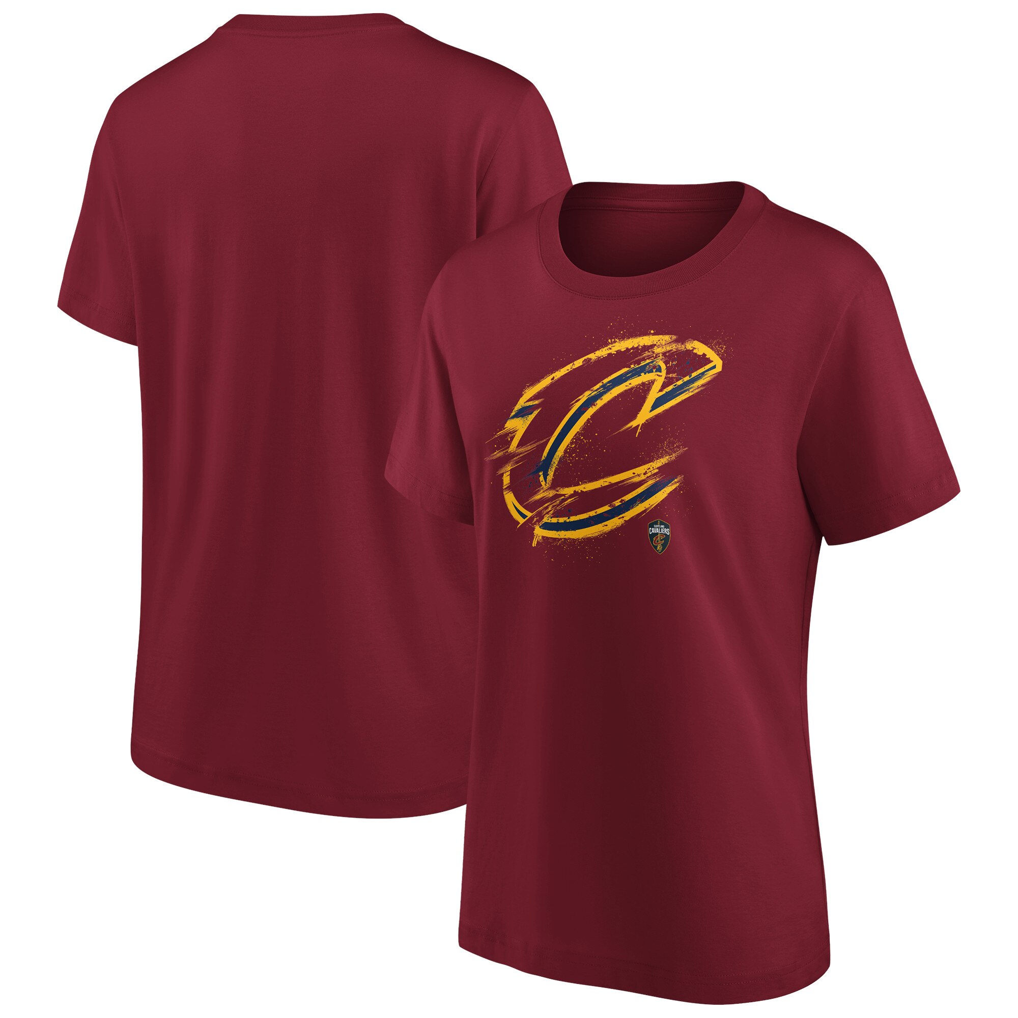 Cleveland Cavaliers Fanatics Branded Splatter Graphic T-Shirt – Damen Image