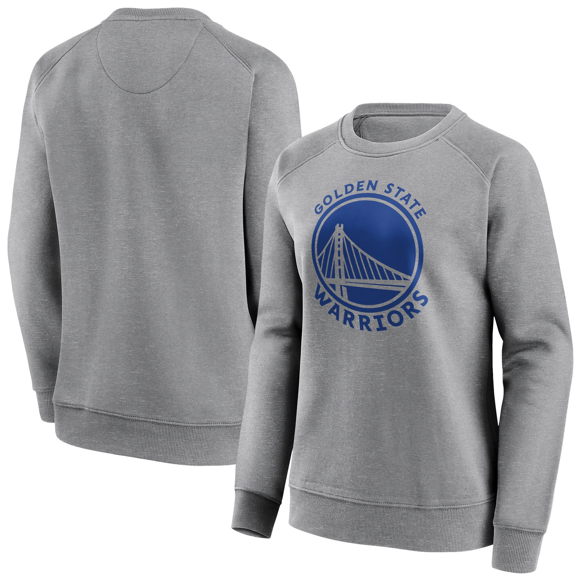 Golden State Warriors Fanatics Branded Iconic Mono Logo Graphic Crew Sweatshirt - Sportgrau - Damen Image