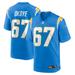 Men's Nike CJ Okoye Powder Blue Los Angeles Chargers Team Game Jersey