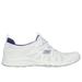 Skechers Women's Gratis Sport - Unwind Sneaker | Size 8.0 | White/Navy | Synthetic/Textile | Machine Washable