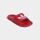 Badesandale ADIDAS ORIGINALS "LITE ADILETTE" Gr. 42, rot (scarlet, cloud white, scarlet) Schuhe Badelatschen Pantolette Schlappen Bade-Schuhe