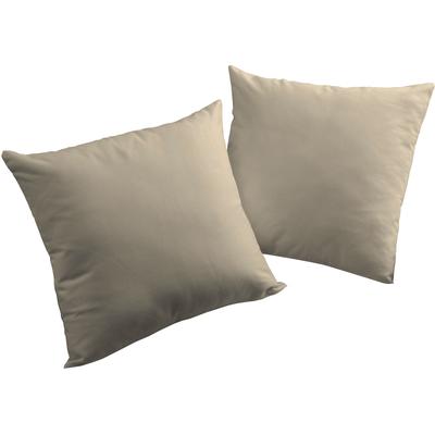 Kissenhülle WIRTH "Umea" Gr. 2, grün (oliv), B:50cm L:50cm, Polyester, Obermaterial: 100% Polyester, Kissenbezüge Image