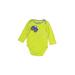 Jumping Beans Long Sleeve Onesie: Yellow Bottoms - Size 12 Month