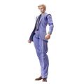 Yoshikage Kira Figure Bizarre Adventure Popular Anime Cartoon Characters Yoshikage Kira (Blue Ver.) Statue Collectibles Model Figure Toys Ornaments 6.3 Inches For Fans