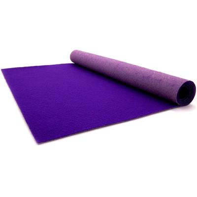 Läufer "PODIUM, Made in Belgium", lila, B:200cm H:2,6mm L:1800cm, Polypropylen (PP), PRIMAFLOR-IDEEN IN TEXTIL, Teppiche, Breite 200 cm, Nadelfilz, Uni-Farben, ideal für Veranstaltungen Image