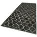 Black 158 x 58 x 0.4 in Area Rug - Rug N Carpet Rectangle Geometric Carpet Rectangle 4'9" X 13'1" Indoor/Outdoor Area Rug | Wayfair a-8684012067729