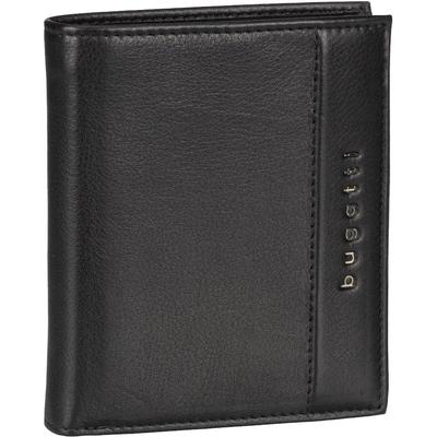 Bugatti - Geldbörse Nome Vertical Wallet with Flap II Portemonnaies Schwarz Herren