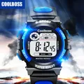 Montres numériques LED étanches pour enfants montre de sport pour enfants bracelet en silicone