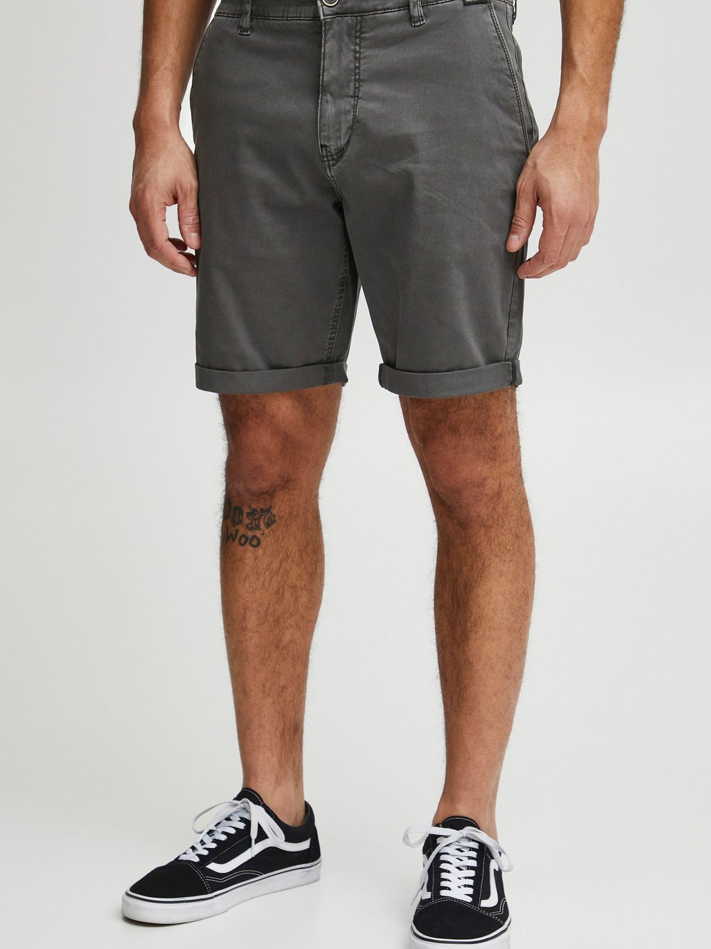 Indicode Chinoshorts Herren grau, S Image