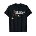No Human is Limited - Eliud.Kipchoge Marathonläufer Laufen T-Shirt