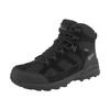 Wanderschuh JACK WOLFSKIN "TRAIL HIKER TEXAPORE MID W", Gr. 39, schwarz (schwarz, lila), Leder, Textil, sportlich, Schuhe, wasserdicht