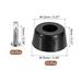 10Pcs Rubber Bumper Feet, 0.31" H x 0.59" W Round Pads with Washer Screws - Black