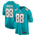 Men's Nike Nick Bowers Aqua Miami Dolphins Team Game Jersey