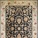 Gentry Performance Area Rug - Deep Navy Border with Ivory Center, 8' x 10' - Frontgate