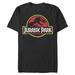 Men's Black Jurassic Park Classic Logo T-Shirt