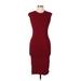 Torn by Ronny Kobo Casual Dress: Burgundy Dresses - Women's Size Large
