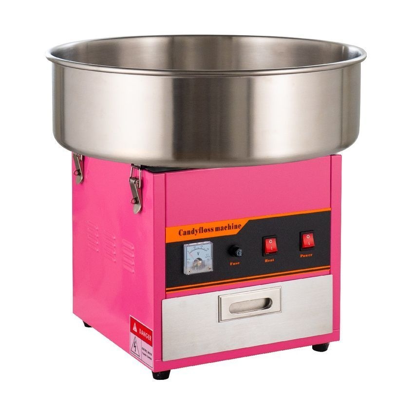 GastroHero Zuckerwattemaschine ECO – Ø 520 mm, Edelstahl, 230 V, leistungsstark & leicht zu reinigen Image