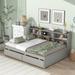 Ideal Bedroom Furniture: Twin Size Day Bed with Bookcase and Drawers