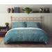 WOOD BLOCK AQUA CENTER Comforter Set By Kavka Designs