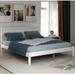 Timeless Full Size Solid Wood Platform Bed Frame with Vintage-Inspired Headboard for Classic Elegance